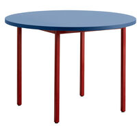 Two-Colour Bord Ø105 cm Vinrødt / Blåt