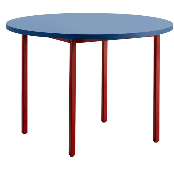 Two-Colour Pöytä Ø105 cm Viininpunainen / Sininen