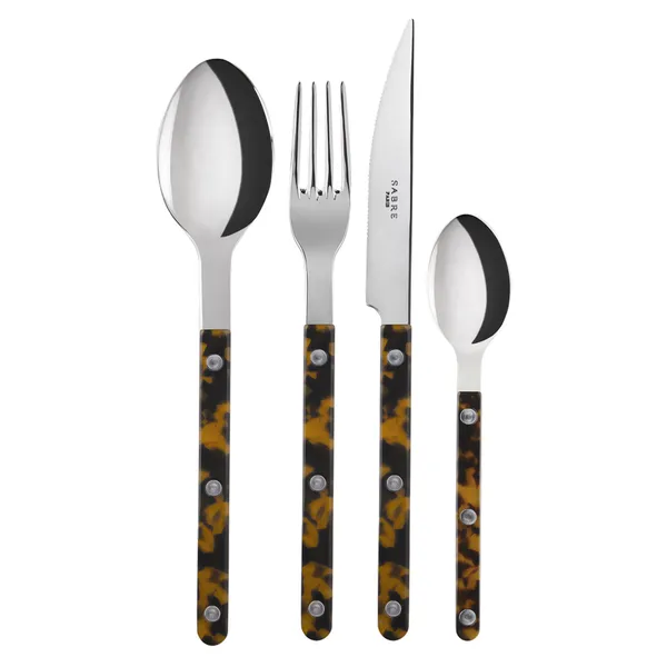 Bistrot Bestickset 24 Delar Tortoise Faux