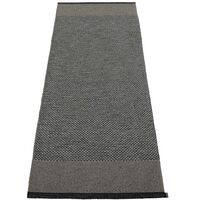 Edit Teppe Black / Charcoal / Granite Metallic 70x200 cm