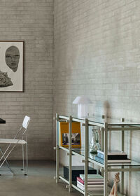 Woody Hyllykkö 2.0 Low Smokey Grey Beech / Clear Glass