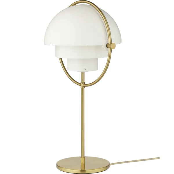Multi-Lite Bordslampa Brass / Vit