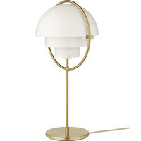 Multi-Lite Bordslampa Brass / Vit