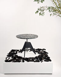 Screw cafébord Ø90 cm Pebble