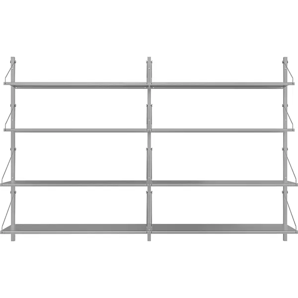 Library Hylde 108x163 cm Rustfrit Stål