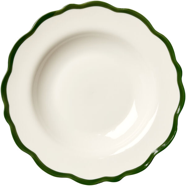 Fleur Skål 23 cm Mörkgrön