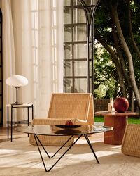 Pedrera Soffbord Texturerat Glas Brons / Svart