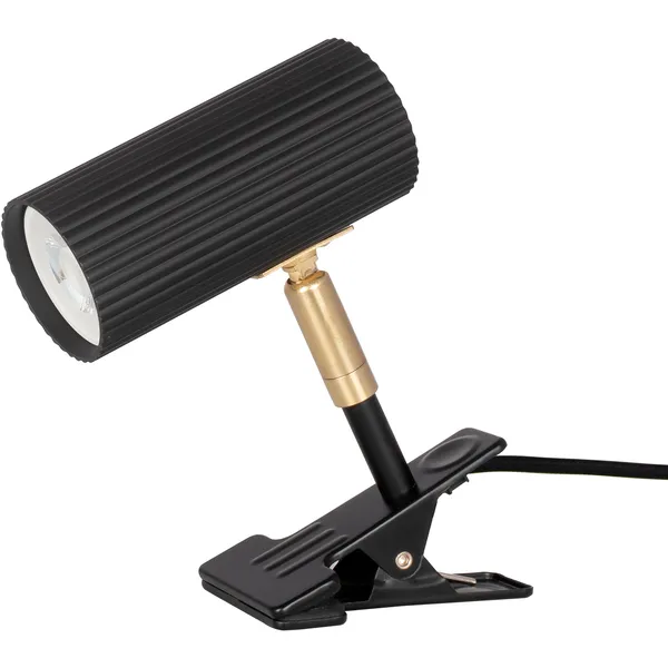 Hubble Klemlampe Sort