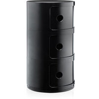 Componibili Classic Oppbevaring med 3 Rom Sort