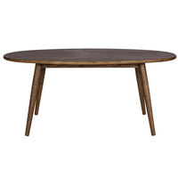 Symphony 08 Sofabord Ø120 cm Mørkolieret Egetræ