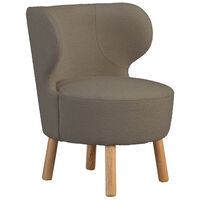 Cute Fåtölj Bouclé Taupe