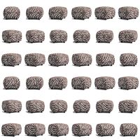Le Petite Sittpuff Zebra Brun / Vit