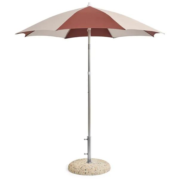 Terrazza Parasol Octagon Off-white / Burgundy