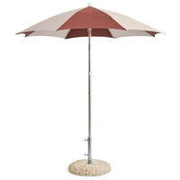 Terrazza Parasol Octagon Off-white / Burgundy