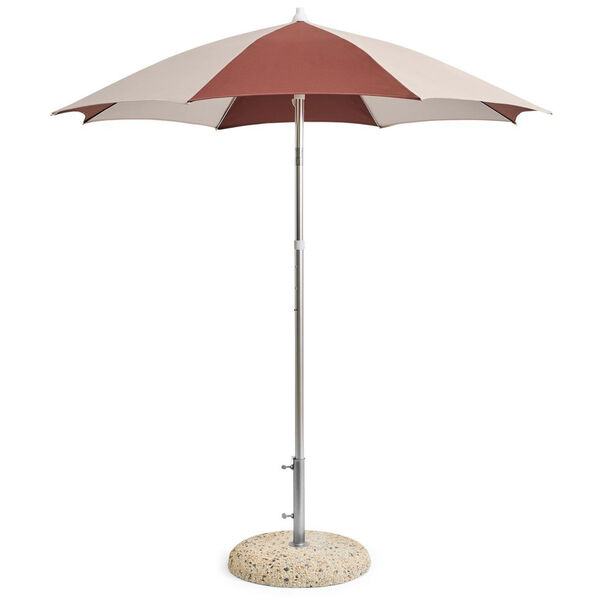 Terrazza Parasol Octagon Off-white / Burgundy