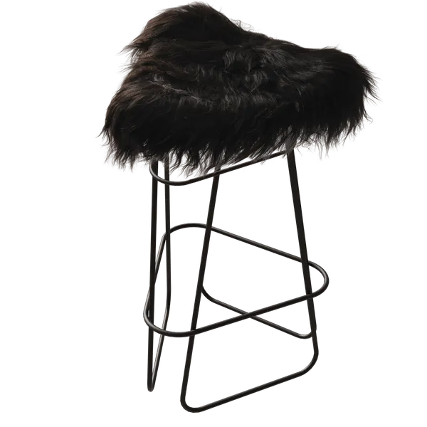 Iceland Barstol 65 cm Sort / Wild Black