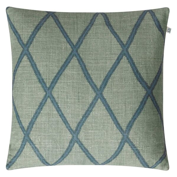 Ikat Orissa Cushion Cover 50x50 cm Aqua/Heaven Blue