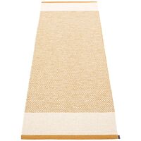 Edit Tæppe Okkergult / Vanilla / Beige Metallic 85x260 cm