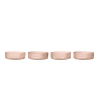 Ripple Serveringsskål 4-pak Blush