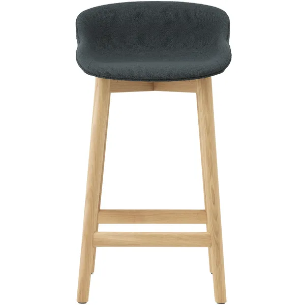 Hyg Barstol 65 cm Mørkegrå / Egetræ
