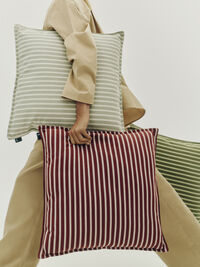 Terrazza Cushion 50x50 cm Grey bold stripe