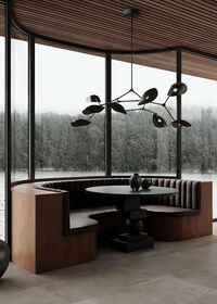 Stingray Grande Lysekrone Bronze
