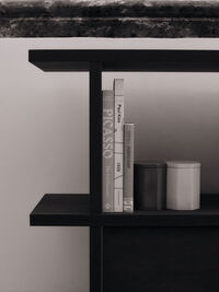 Kona Cabinet Insert For Bookcase 32x50 cm Dark stained Oak