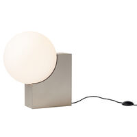 Journey SHY4 Golvlampa Borstat Stål / Opalglas
