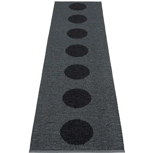 Vera 2.0 Teppe Black / Black Metallic 70x280 cm