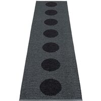 Vera 2.0 Teppe Black / Black Metallic 70x280 cm