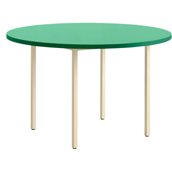 Two-Colour Pöytä Ø120cm Ivory / Green Mint