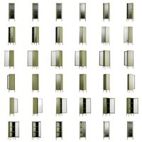 Store Skåp 50x150 cm Mossgrön