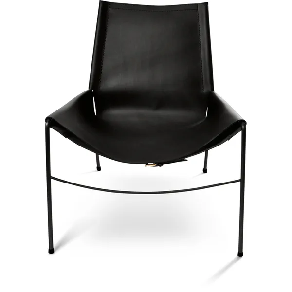 November Chair Black Frame Leather Black