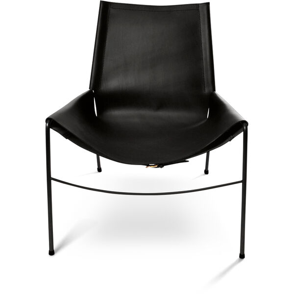 November Chair Sort Ramme Skinn/Sort