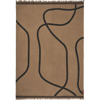 Shadow Blanket Black / Latte
