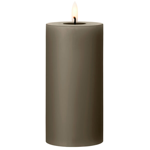 Led Pillar Candle 15 cm Caviar