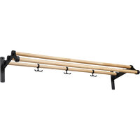 Nostalgi 291 Hattehylde 100 cm Sort / Birk