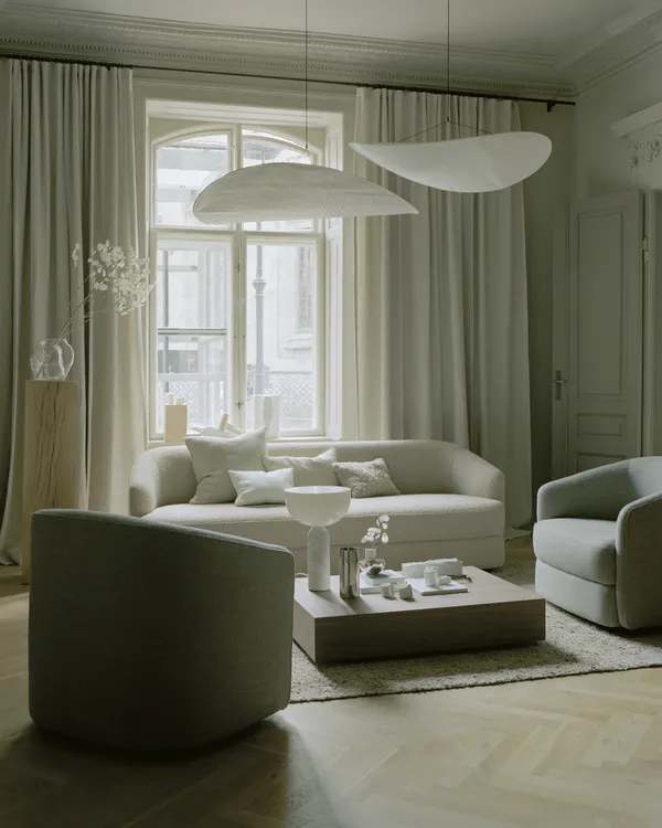 Kizu Bordlampe Large Hvit Marmor