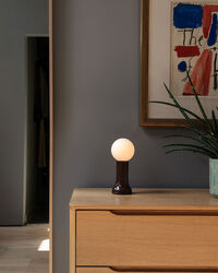 Shore Table Lamp Bottle Brown