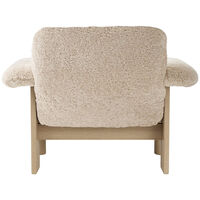 Brasilia Lenestol Lav Rygg Eik / Sheepskin Nature