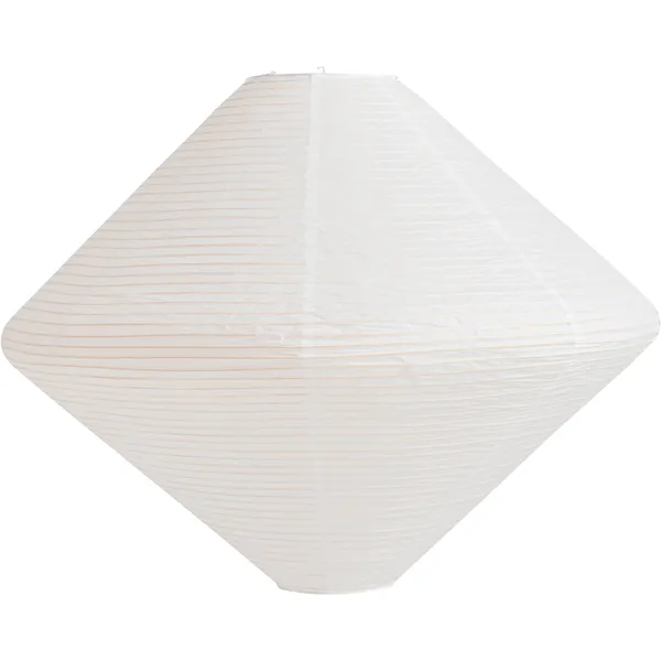 Paper Shade Diamond 80 Lampeskærm Classic White