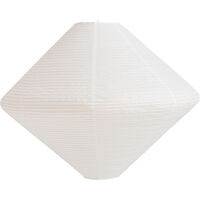 Paper Shade Diamond 80 Lampeskærm Classic White