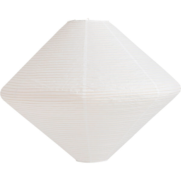 Paper Shade Diamond 80 Lampeskærm Classic White