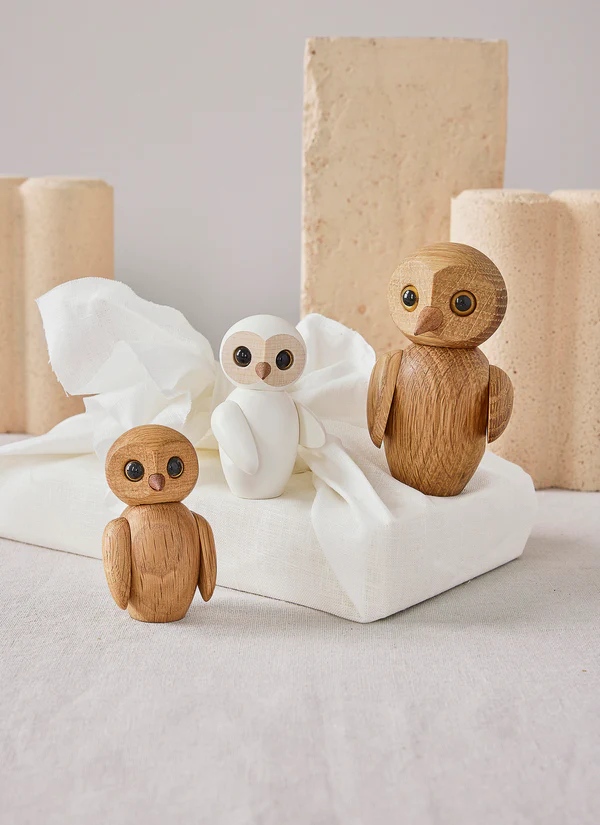 Clever Träfigur Uggla