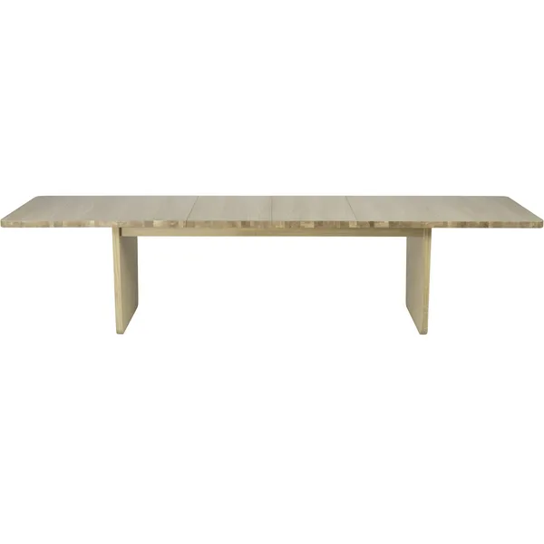 Vaud Spisebord 90x220/320 cm Lys Lakeret Eg