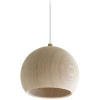 Lune Pendel Ø14 cm Vitoljad Ek