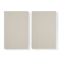 Hyllplan Till Store Skåp Med 1 Dörr 2-pack Pebble Grey