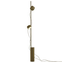 Post Gulvlampe Brown Green