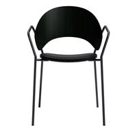 Dosina Lenestol Svart Eik / Black Leather