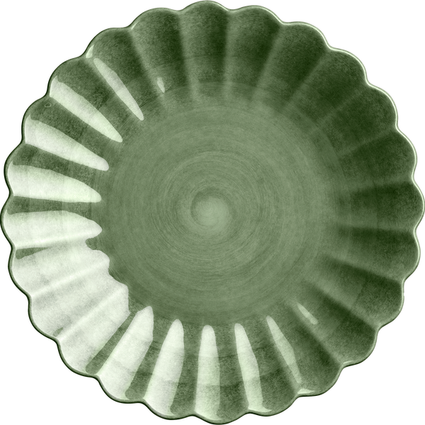 Oyster Tallerken 20 cm Skovgrøn